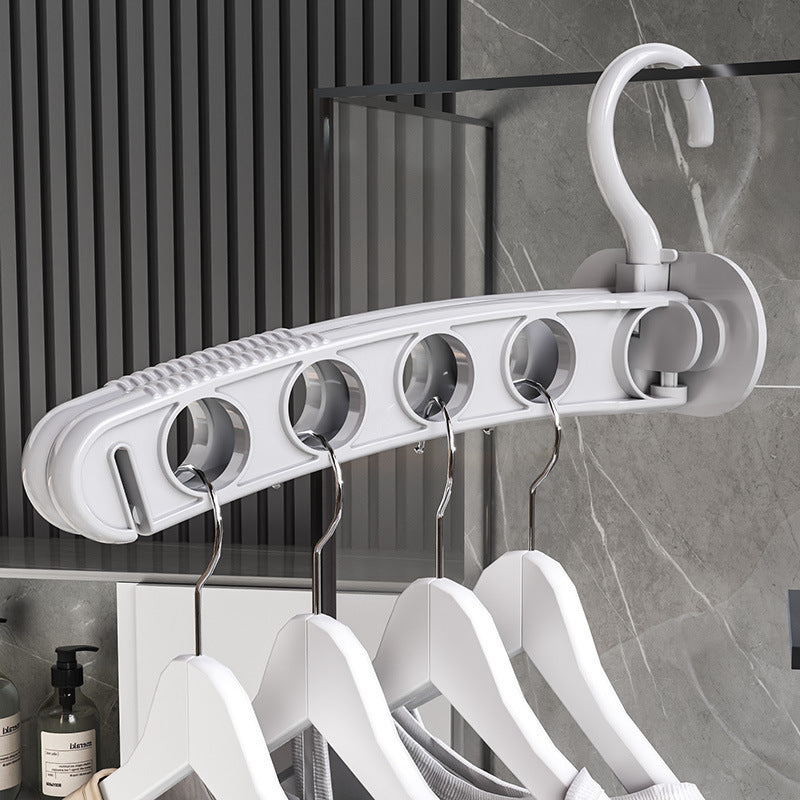 Foldable 8-Hole Rotating Hanger – Space Saver!