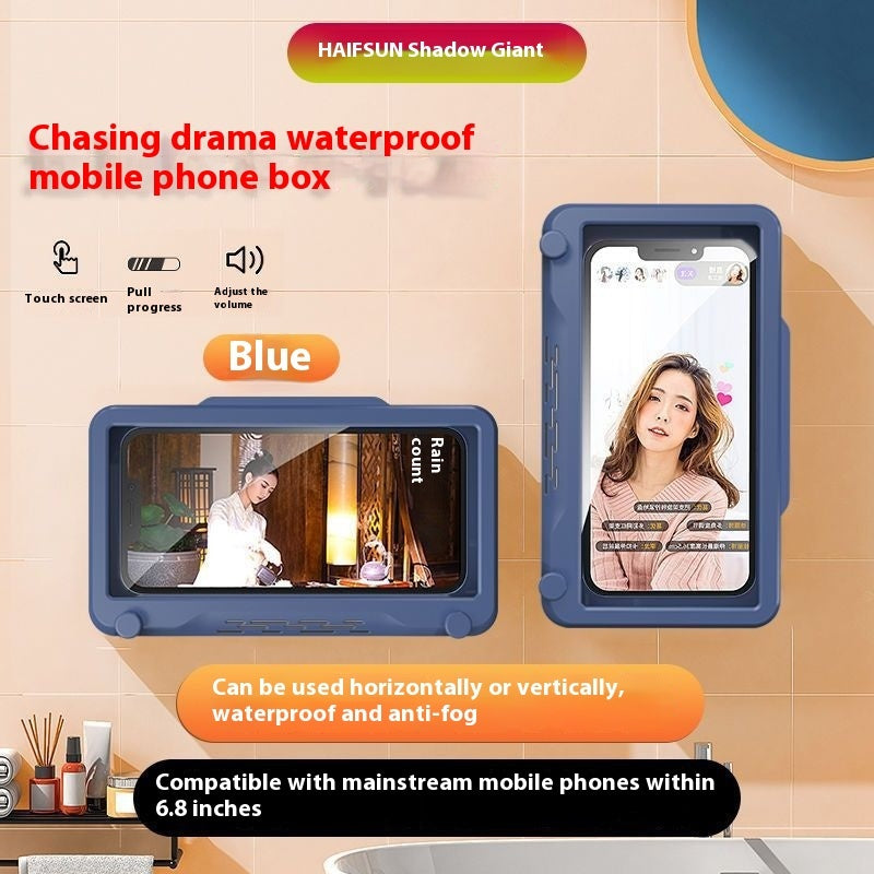 Waterproof Shower Phone Case – Wall Mountable & Touchscreen Friendly