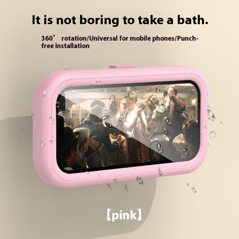 Waterproof Shower Phone Case – Wall Mountable & Touchscreen Friendly