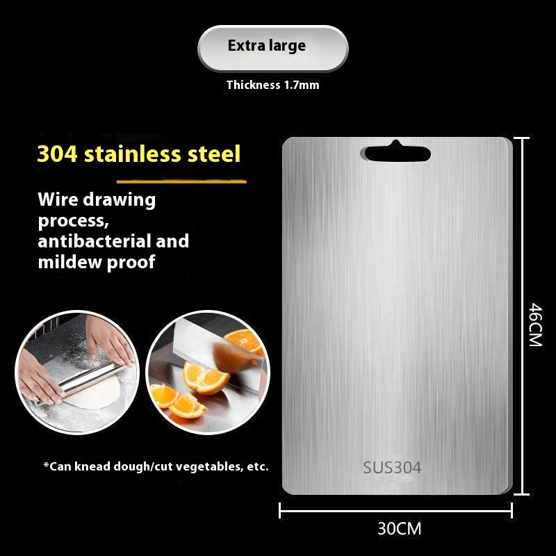 Food-Grade Metal Cutting Board – Easy to Clean, Odor-Free, Long-Lasting