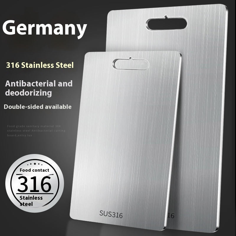 Food-Grade Metal Cutting Board – Easy to Clean, Odor-Free, Long-Lasting