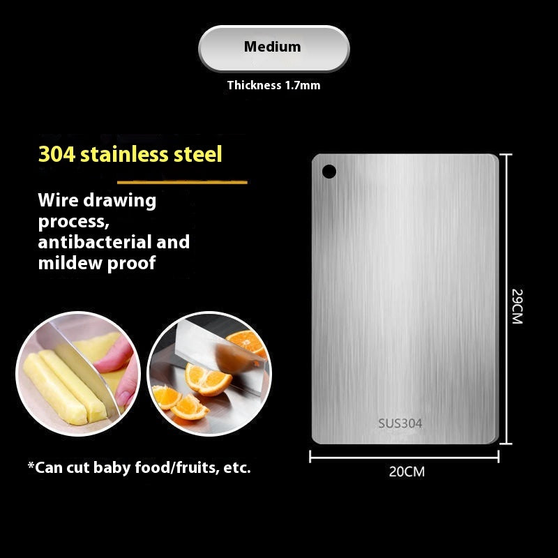 Food-Grade Metal Cutting Board – Easy to Clean, Odor-Free, Long-Lasting