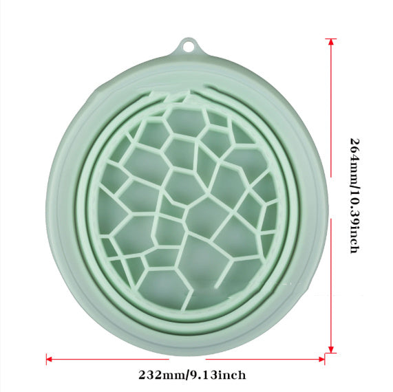Foldable Silicone Ice Facial Basin – Compact Design for Cold Therapy & Skin Care