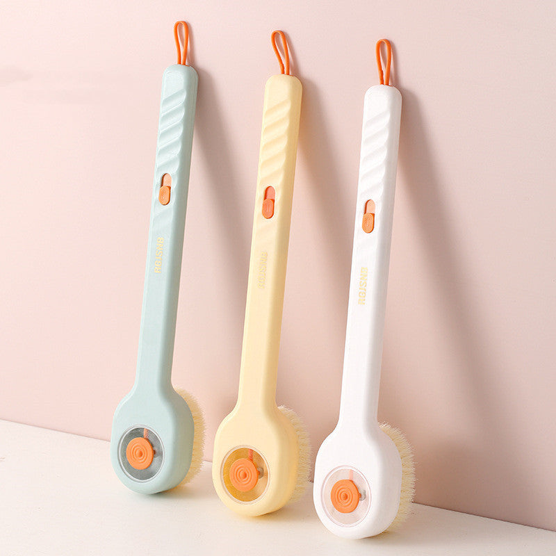 Soft-Tone Long Handle Backwash Brush – Gentle Exfoliating & Easy Reach