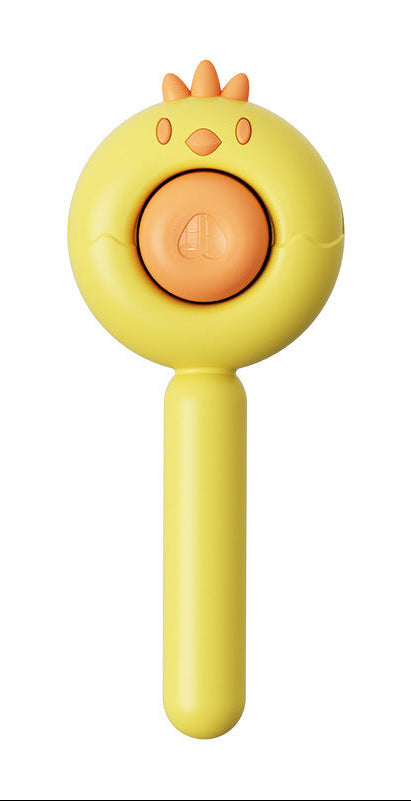 Cute One-Click Pet Grooming Brush – Detangles & Massages