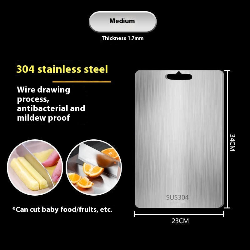 Food-Grade Metal Cutting Board – Easy to Clean, Odor-Free, Long-Lasting