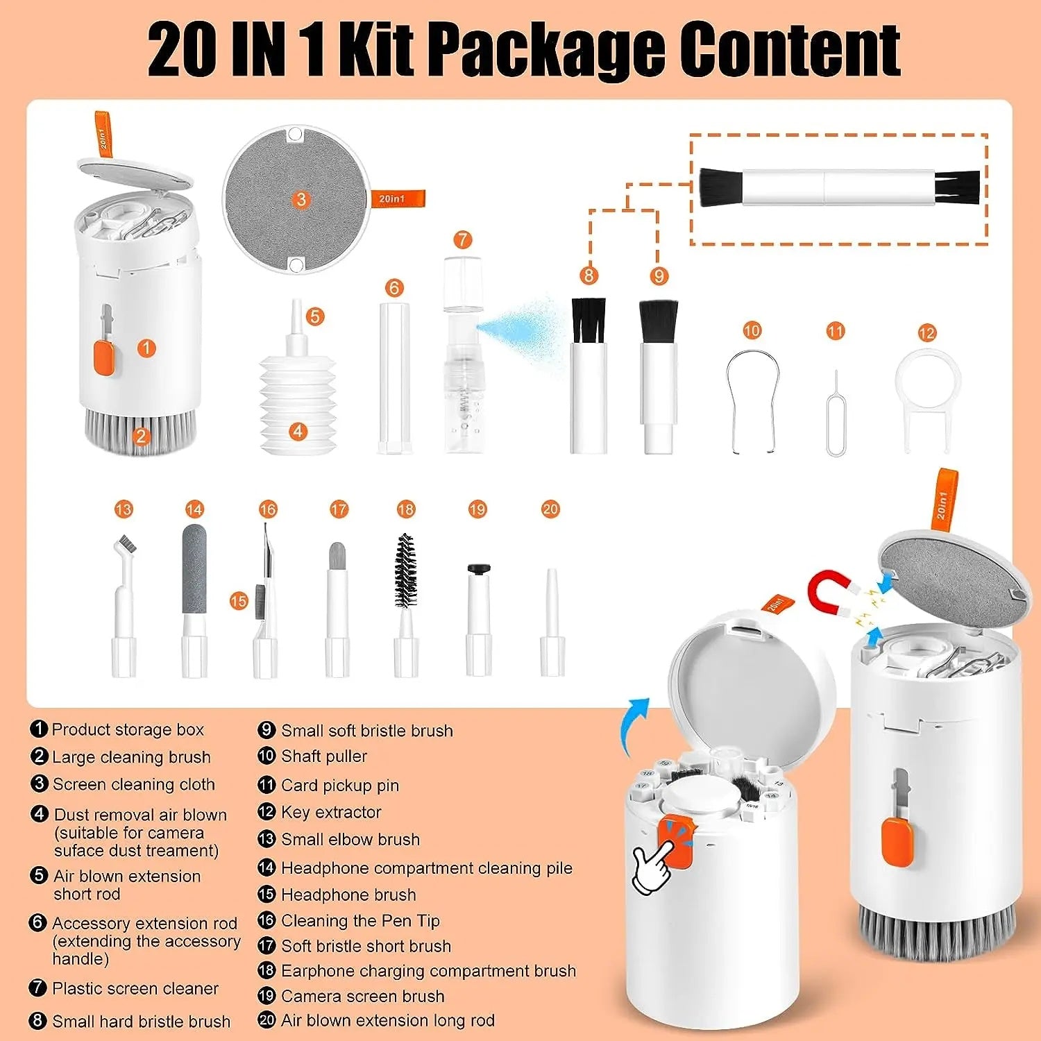 20-in-1 Keyboard & Device Cleaning Kit