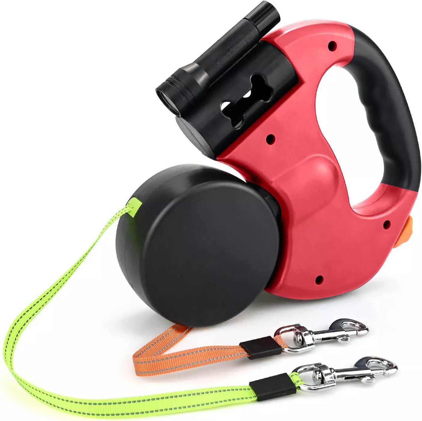 Retractable Dual Dog Leash – Tangle-Free Control for 2 Dogs