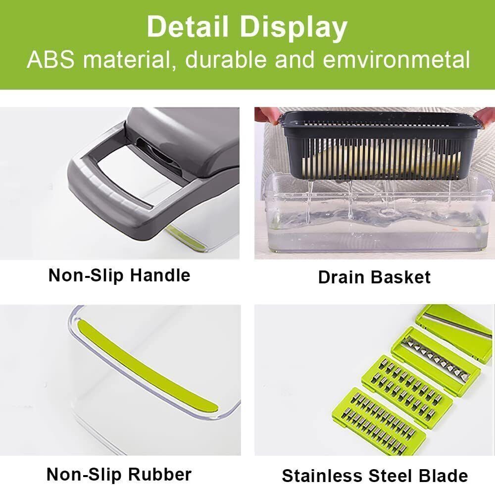 15-in-1 Vegetable & Fruit Slicer Set