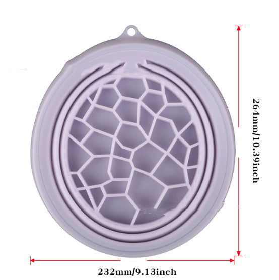 Foldable Silicone Ice Facial Basin – Compact Design for Cold Therapy & Skin Care