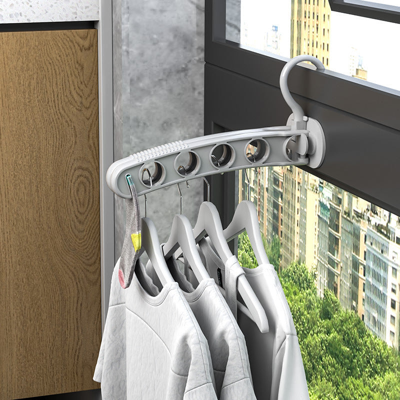 Foldable 8-Hole Rotating Hanger – Space Saver!