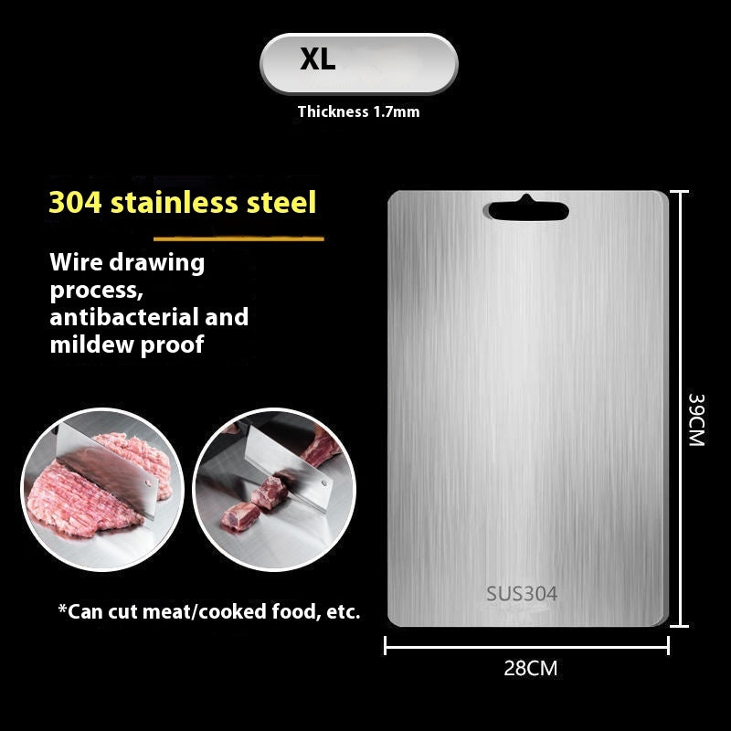 Food-Grade Metal Cutting Board – Easy to Clean, Odor-Free, Long-Lasting