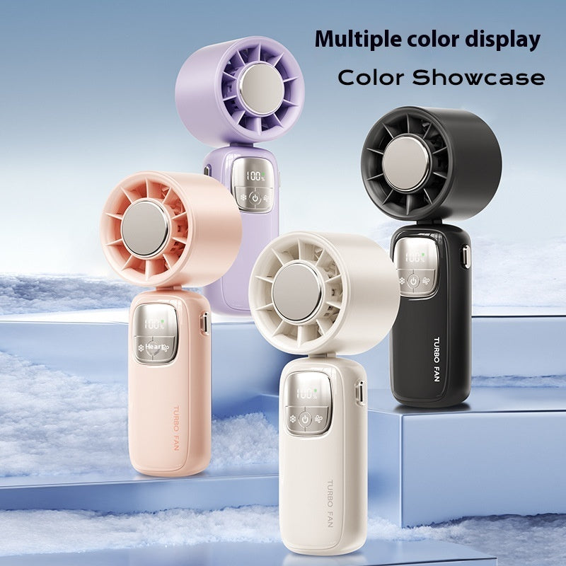 CoolBreeze Pro™ – Waterproof Metal-Core Mini Fan (4000mAh)